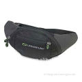 420D polyester Black Sport Waist Bag